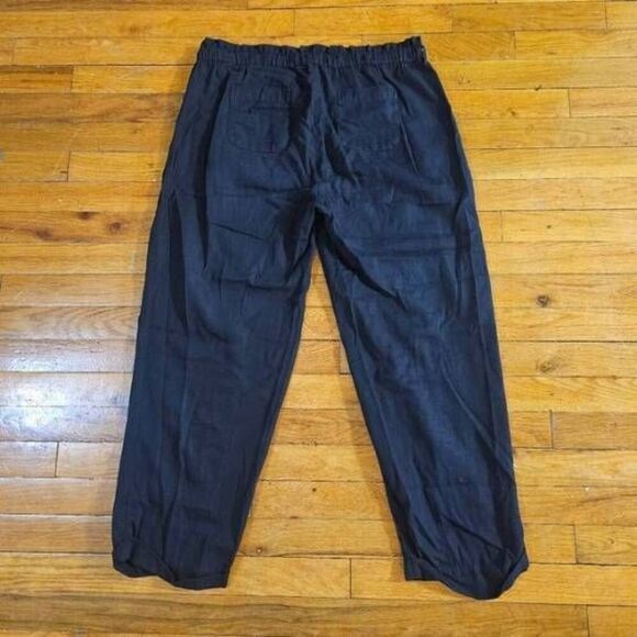 Hatch Black Maternity Trousers Ankle Leg Black Pants Size 2 Jogger - Picture 8 of 8